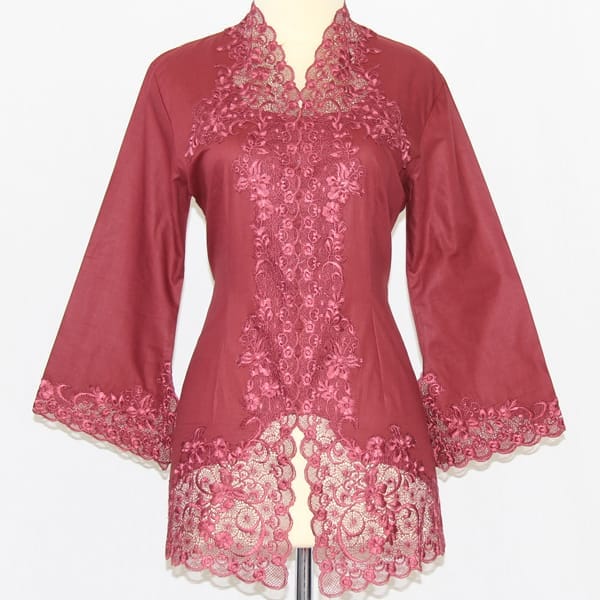 Kebaya Hafeeza Faded Red