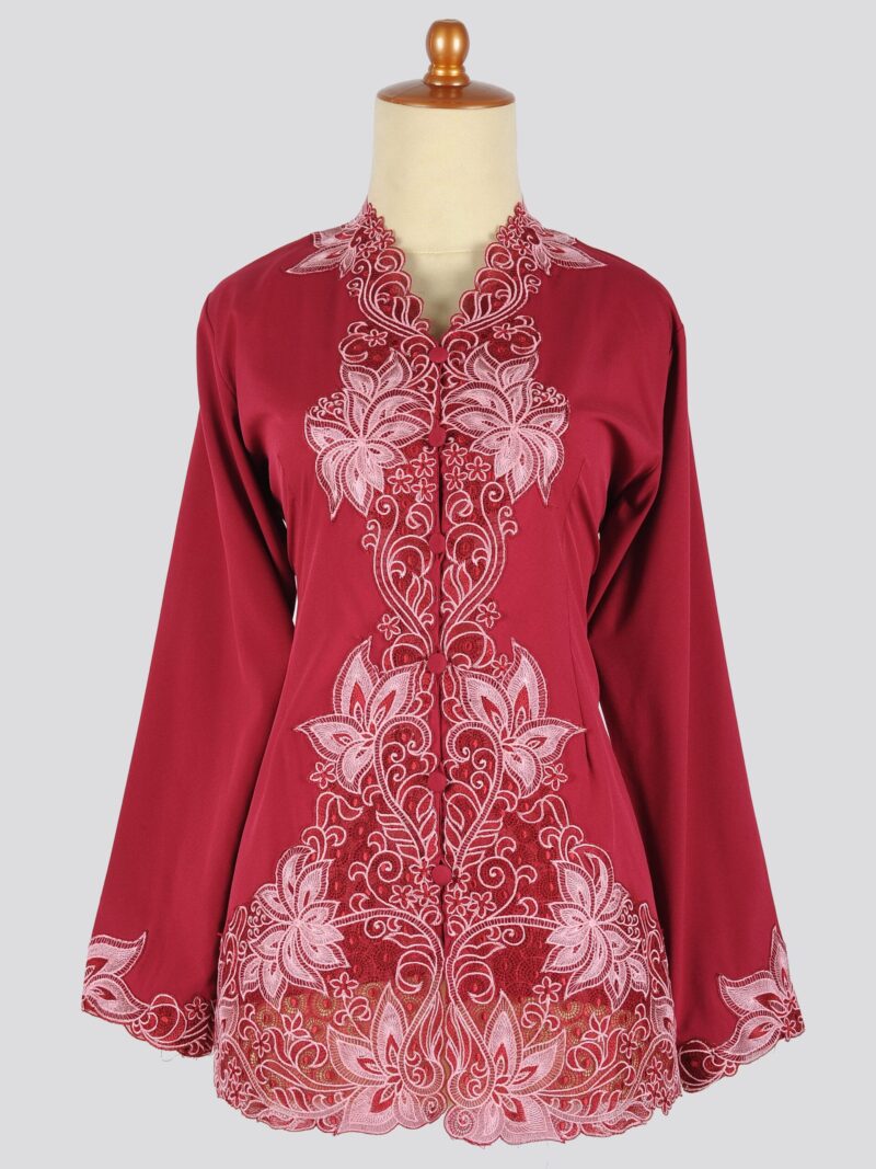 Kebaya Eshaalia Maroon