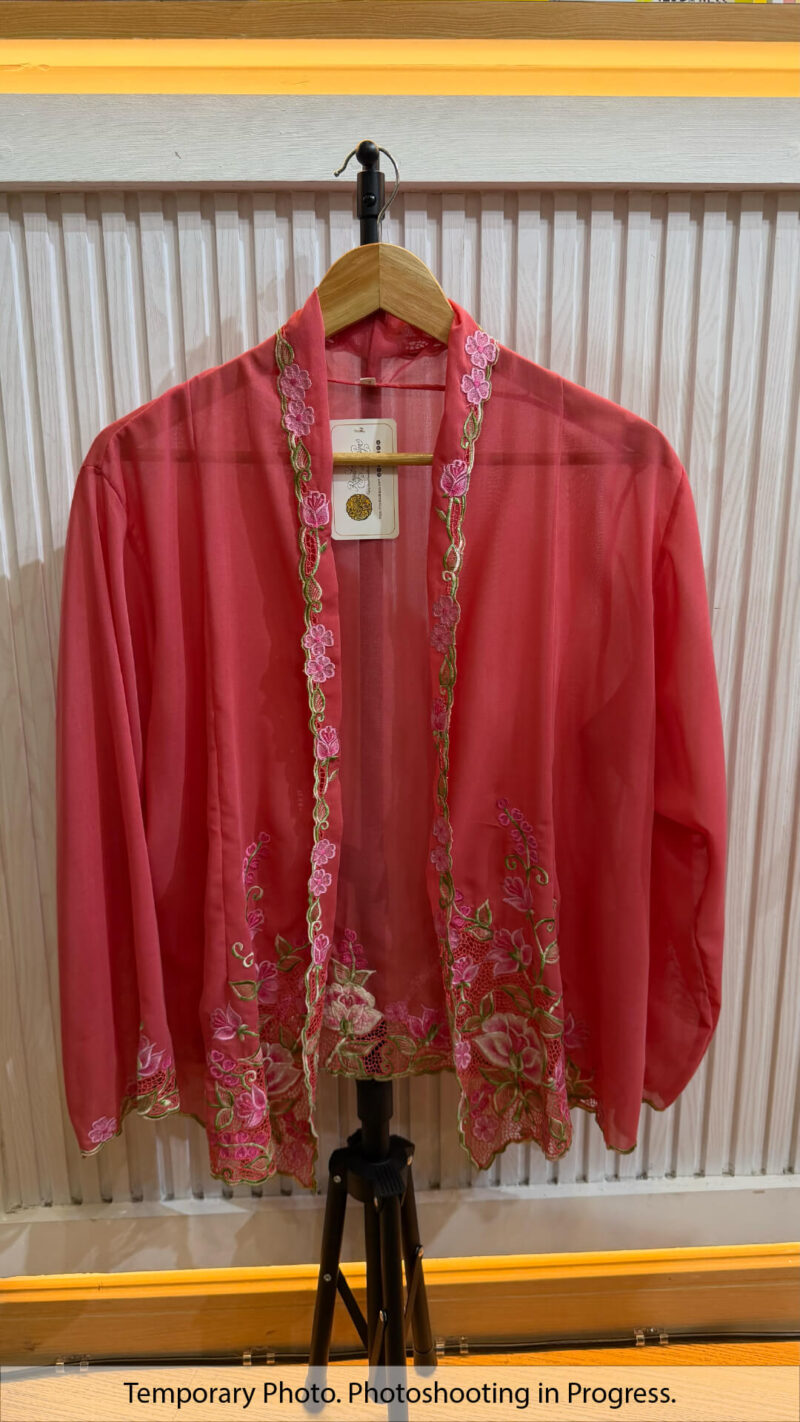Kebaya Hawa in Dark Peach