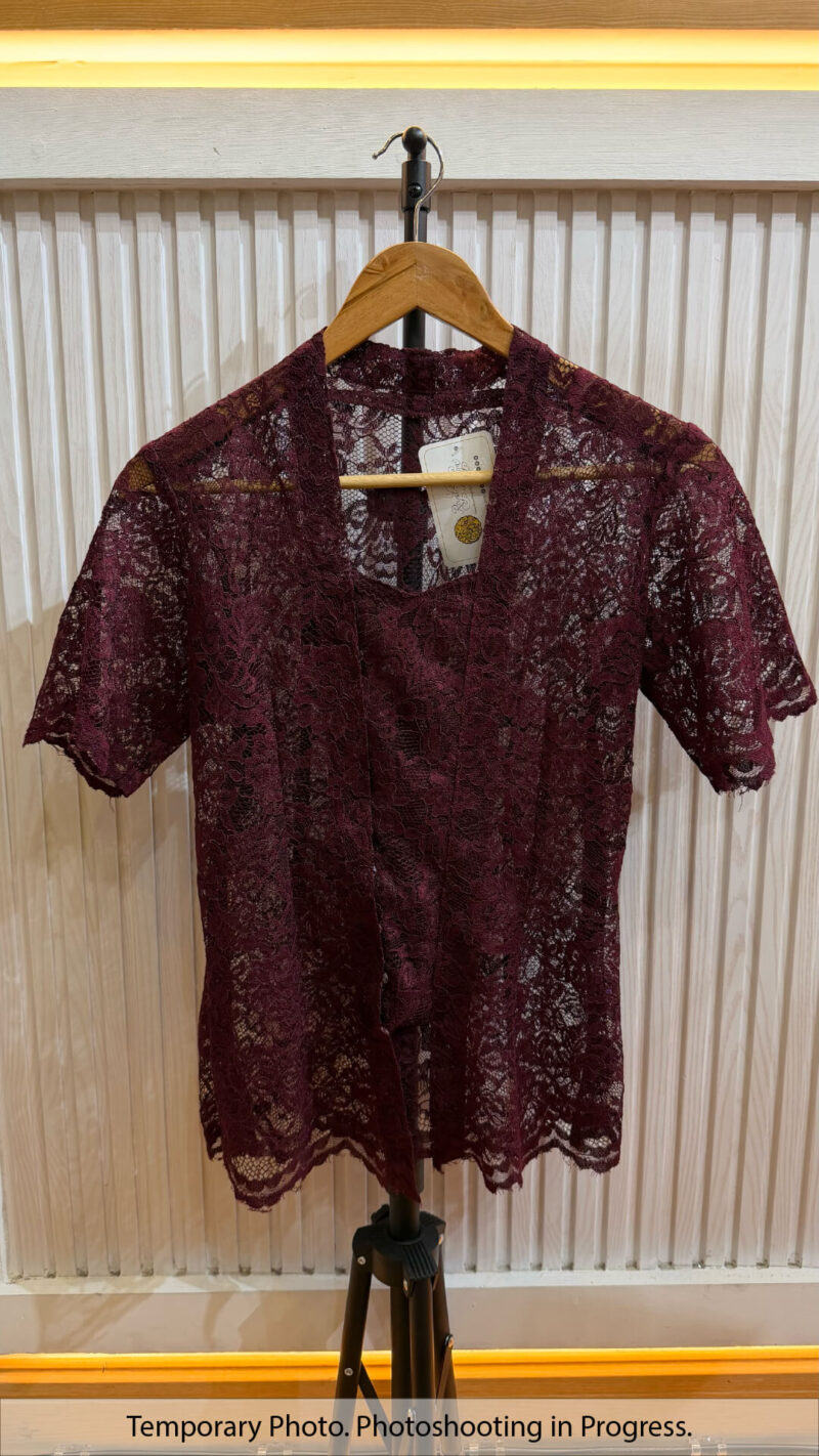 Kebaya Bella in Dark Purple