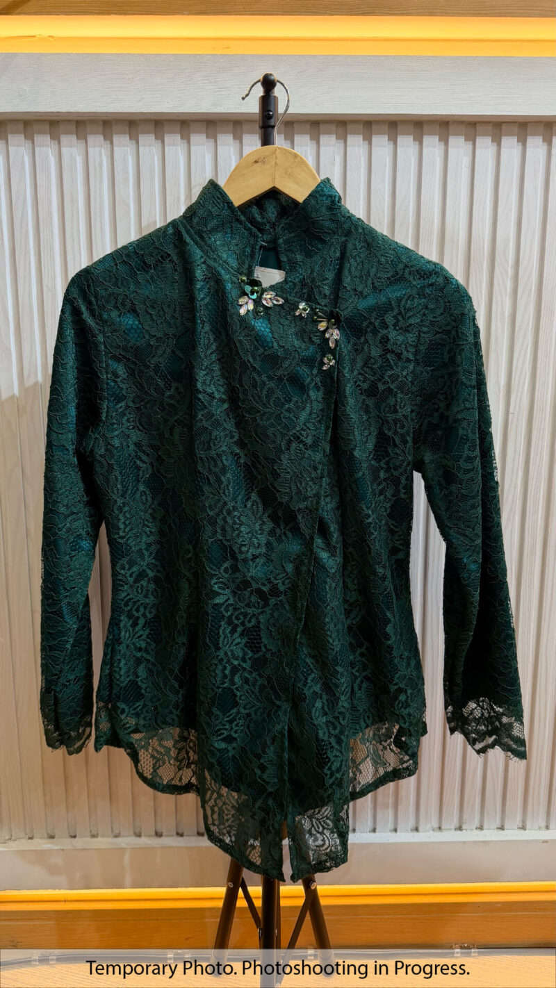 Dasiyah Kebaya in Emerald Green