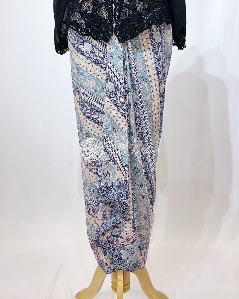 Dian2 Easywear Draped Poly-Cotton Skirt