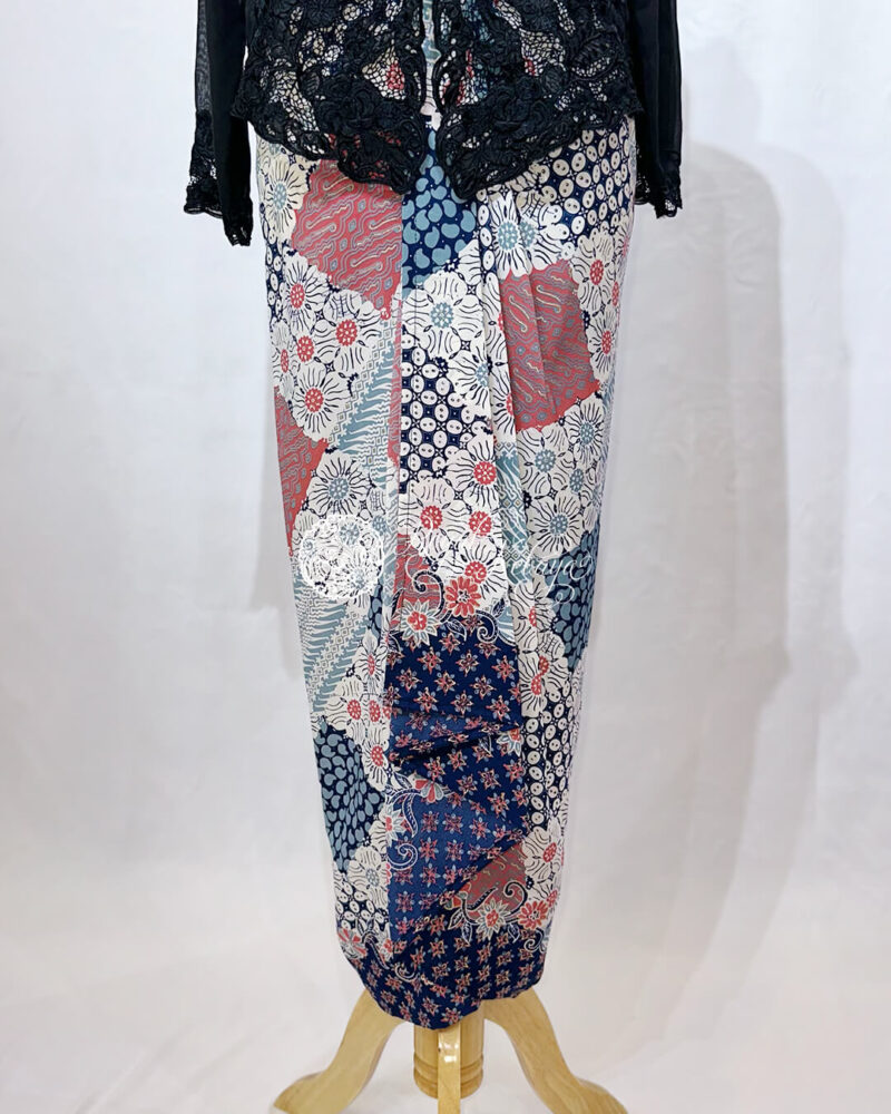 Gina2 Easywear Draped Poly-Cotton Skirt