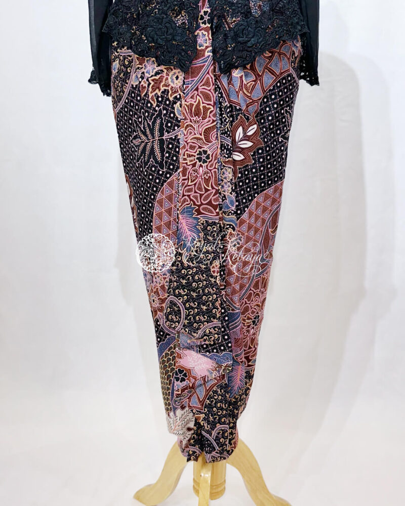 Kamala Easywear Draped Poly-Cotton Skirt