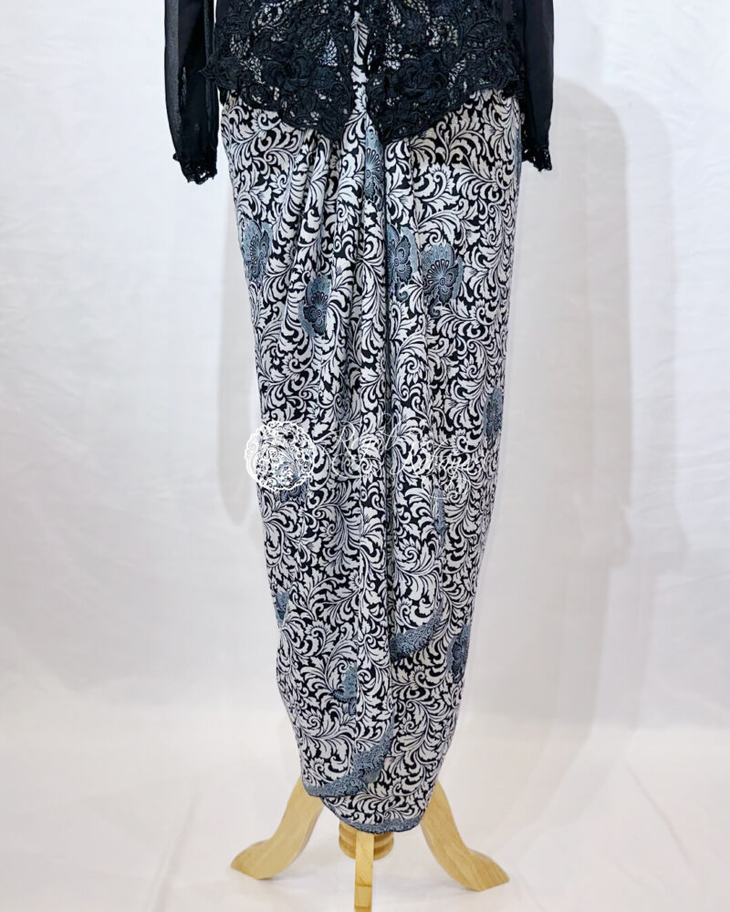 Kenna2 Self-Tie Wrap Poly-Cotton Skirt