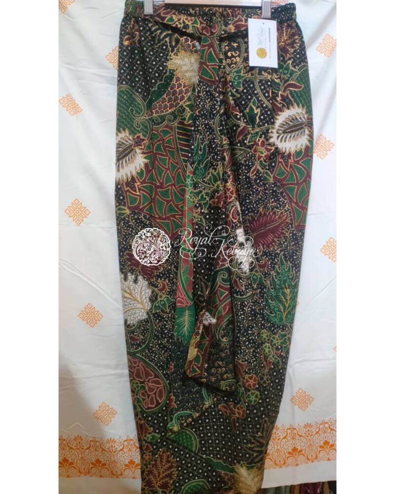 Saleha Easywear Draped Poly-Cotton Skirt