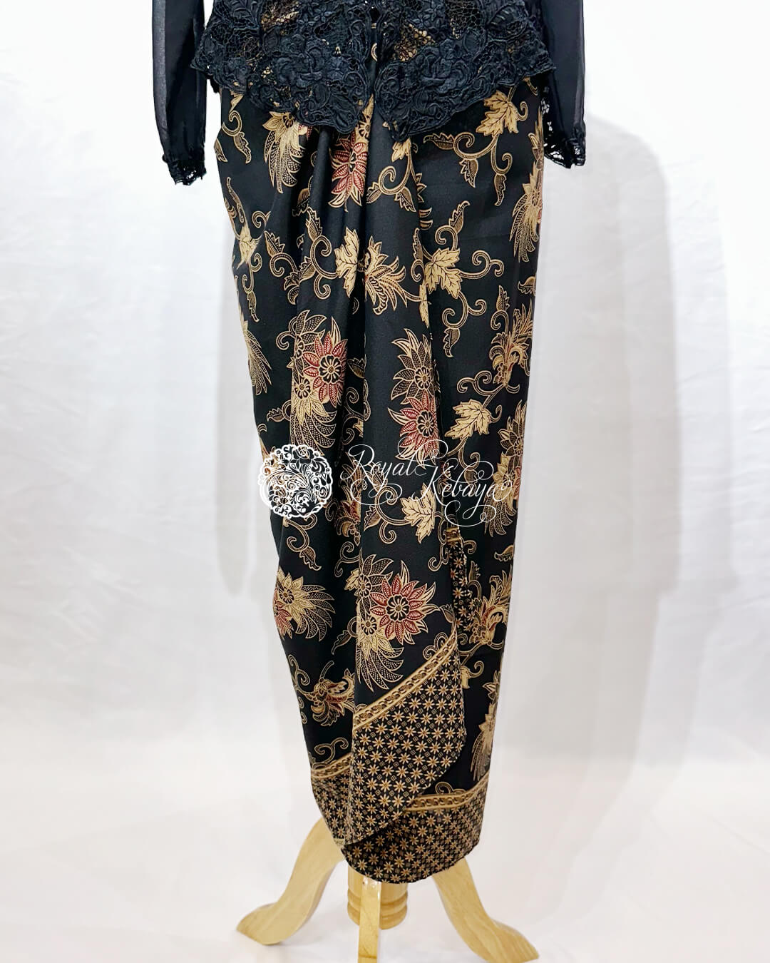 Sanaya Self-Tie Wrap Poly-Cotton Skirt