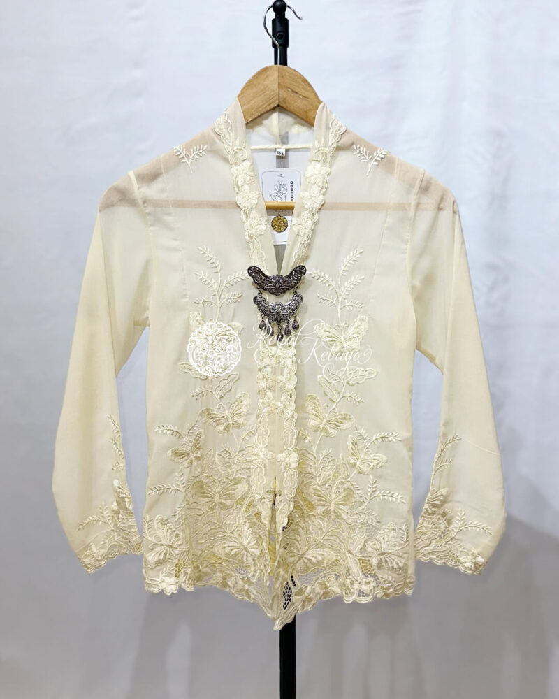 Caroline Kebaya in All Light Yellow
