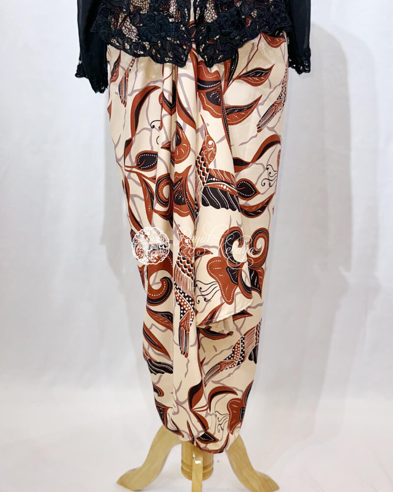 Dareen Self-Tie Wrap Poly-Cotton Skirt