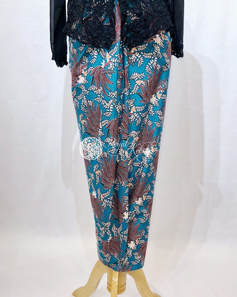 Ellen Self-Tie Wrap Poly-Cotton Skirt