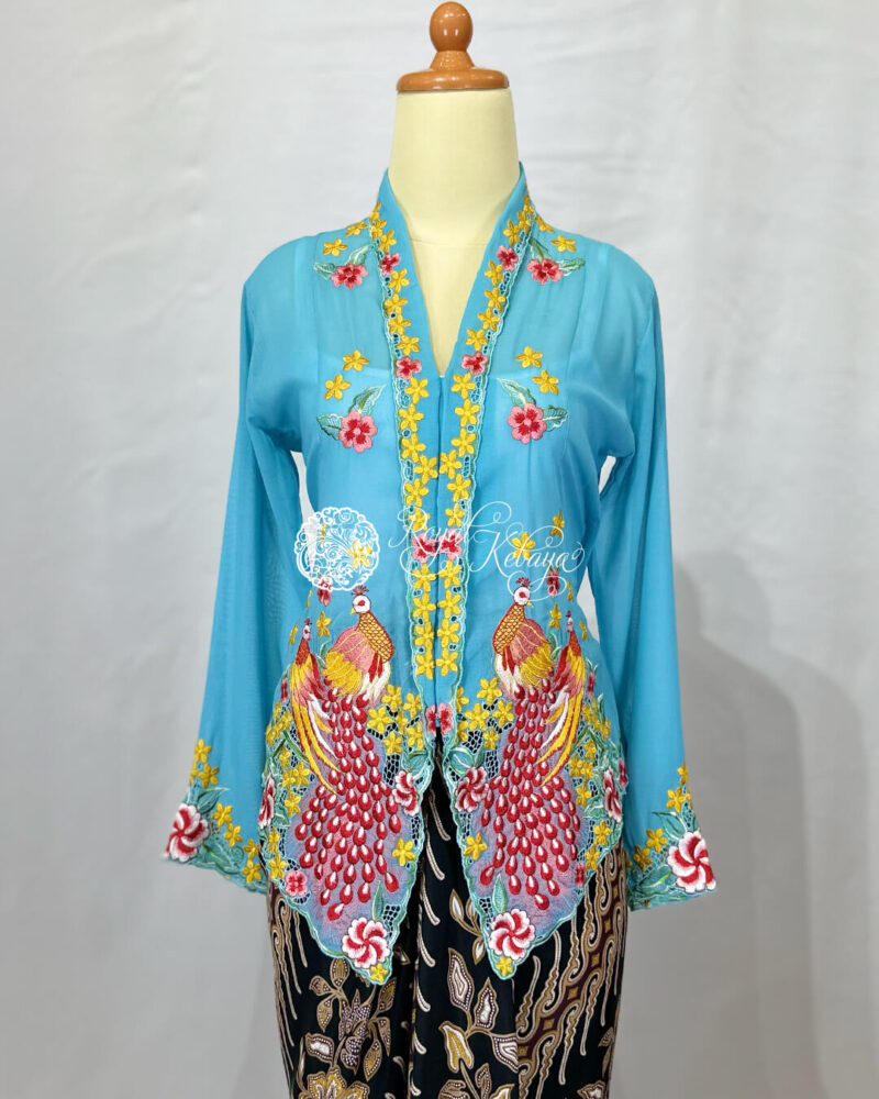 Rowena Kebaya in Blue Red