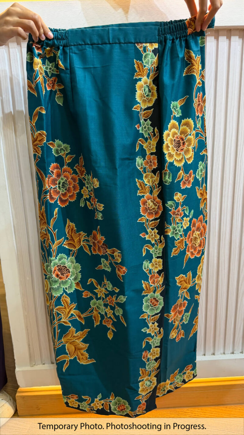 Hiza Easywear Tube Skirt in Stormy Teal