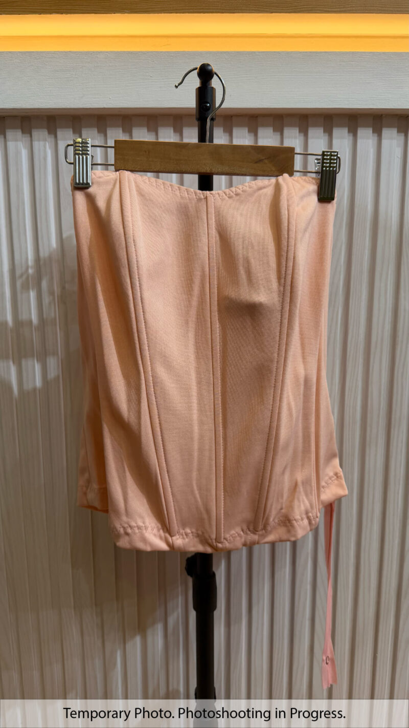 Eshal Basic Boned Corset in Peach Blossom