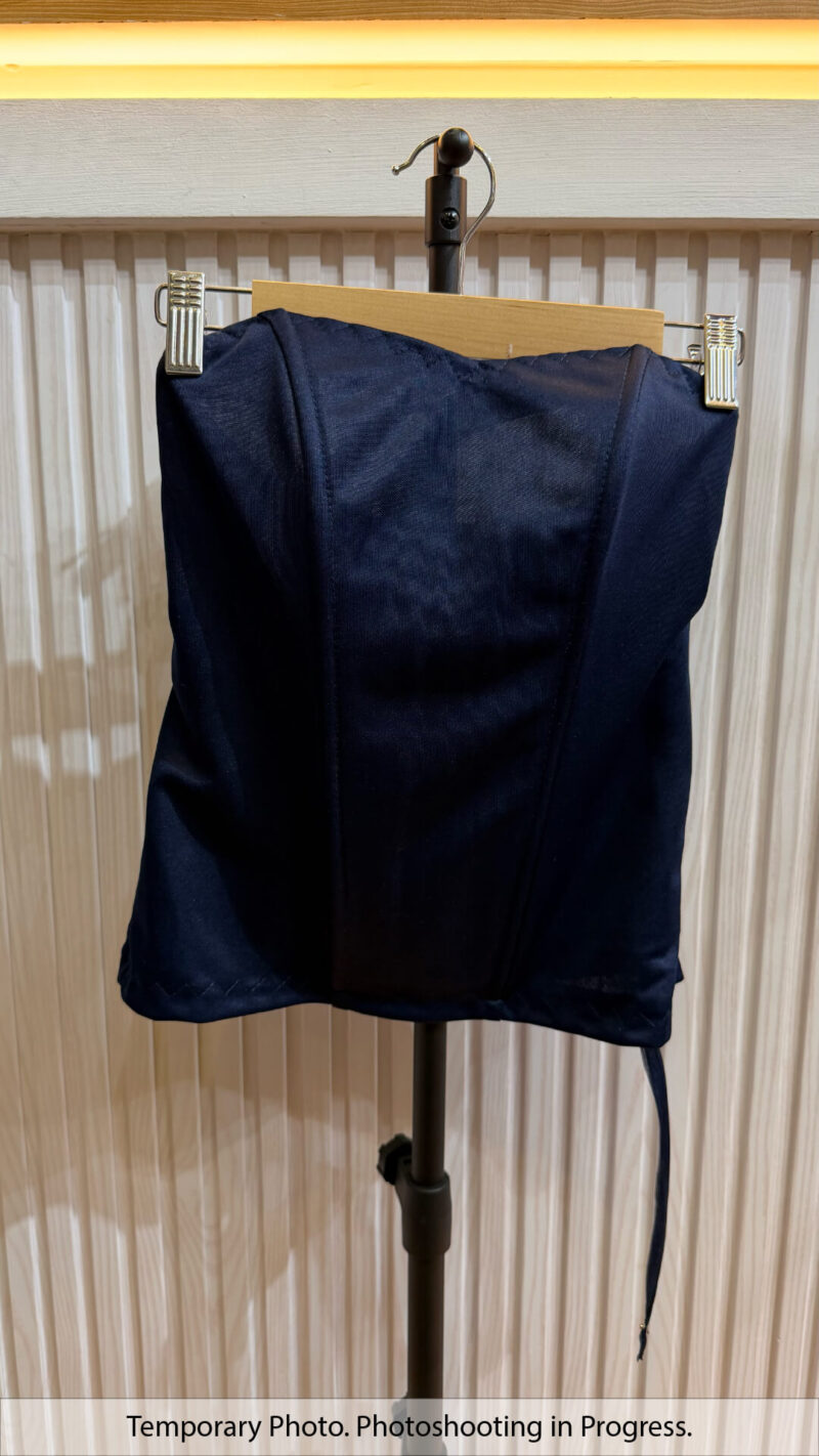 Eshal Basic Boned Corset in Space Indigo