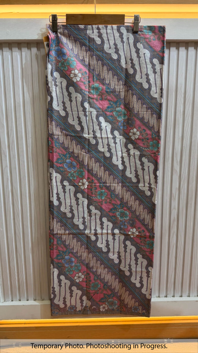 Fila Self-Tie Wrap Skirt in Cotton Candy and Sandy Clay