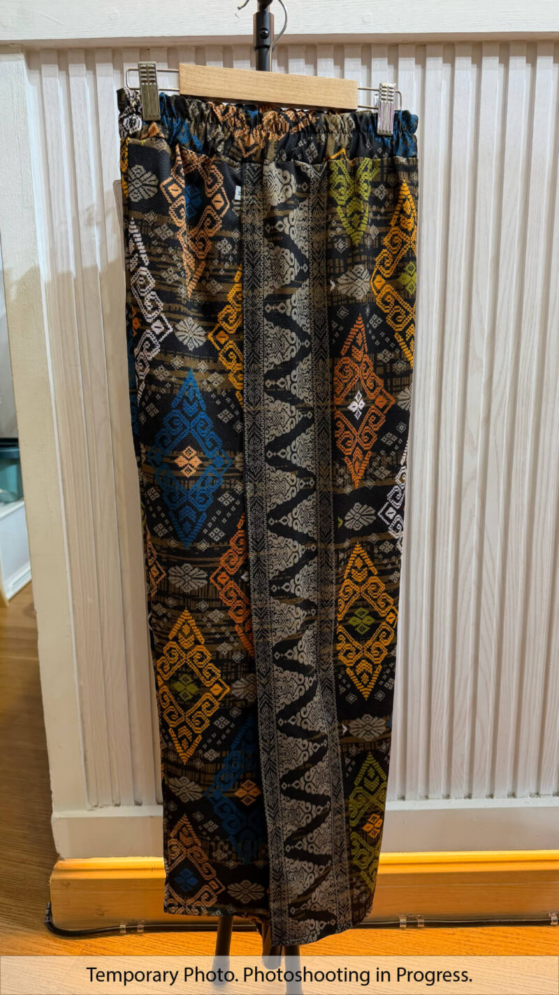 Pratista Easywear Stretch Tube Skirt in Olive Wood and Eggshell