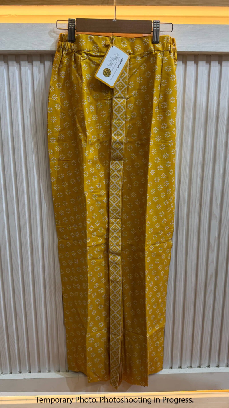 Rida Easywear Front-Panel Tube Skirt in Harvest Gold