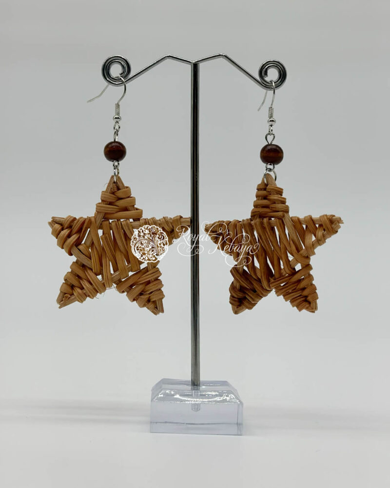 Ira Dangle Earrings in Light Caramel