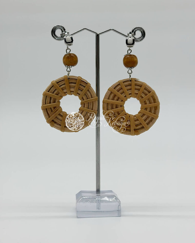 Jaa Dangle Earrings in Light Bronze