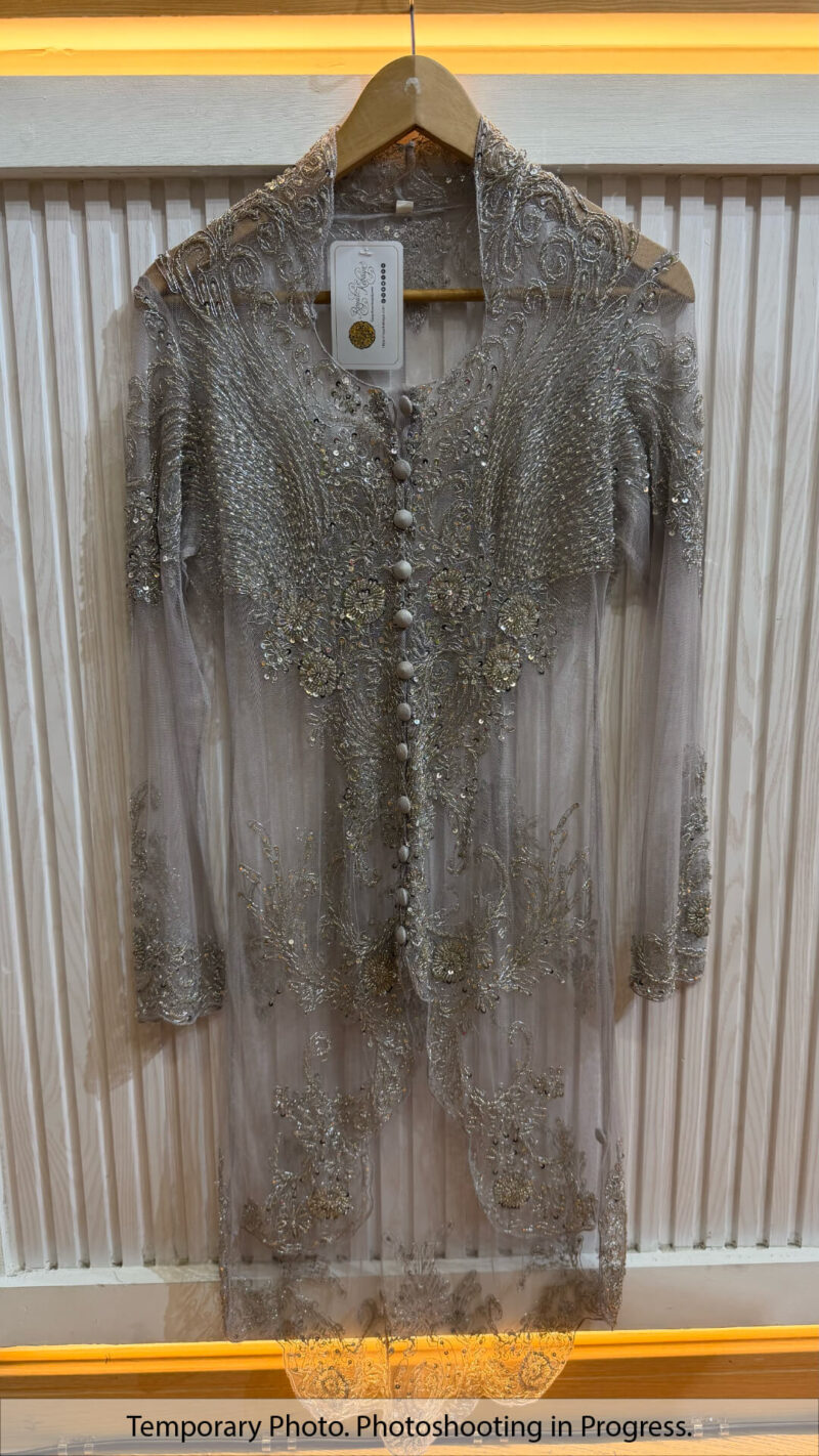 Marshanda Sundanese Kebaya in Dusty Grey