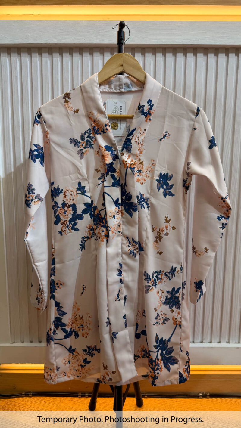 Neolani Long Kartini Kebaya in Bright Snow