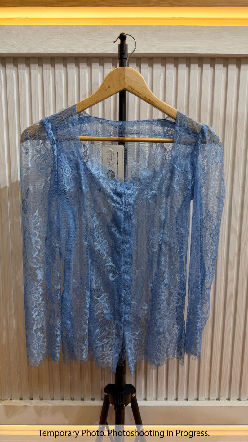 Pandhita Balinese Kebaya in Glaucous