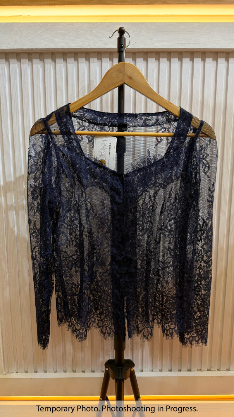 Pandhita Balinese Kebaya in Prussian Blue