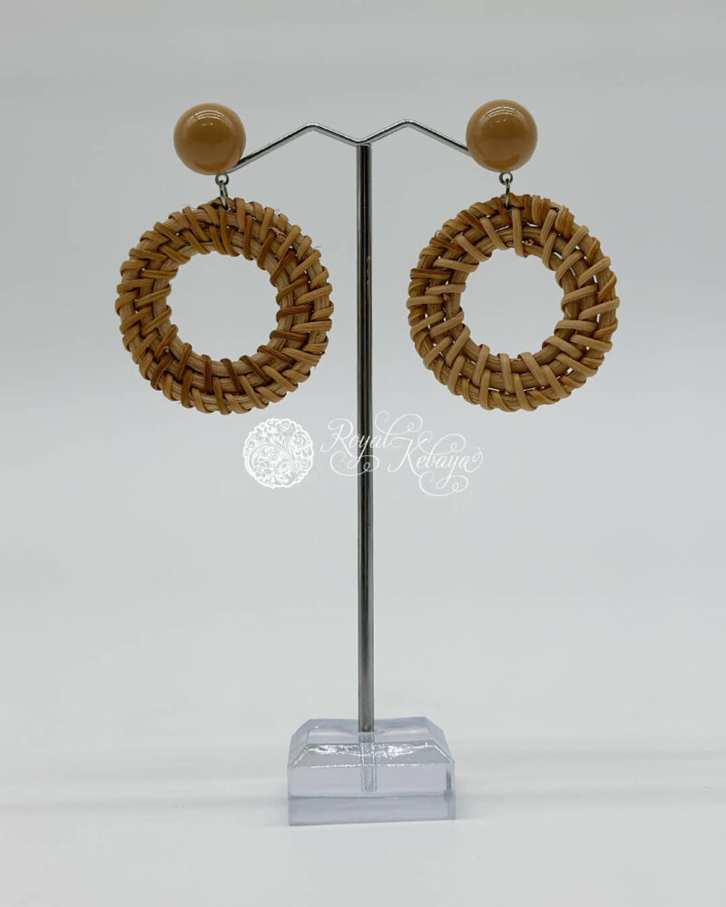 Raa Dangle Earrings in Light Caramel