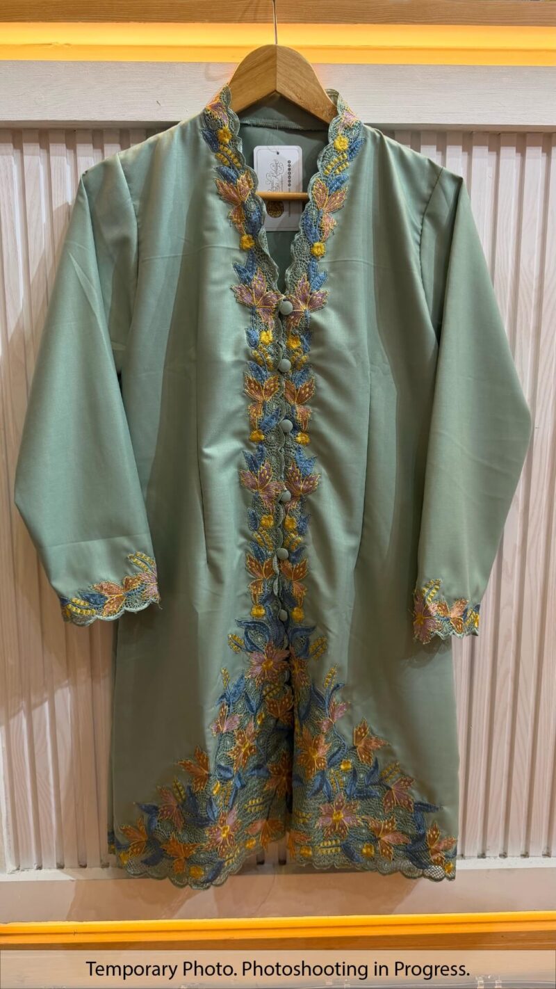 Izara Kebaya in Muted Teal