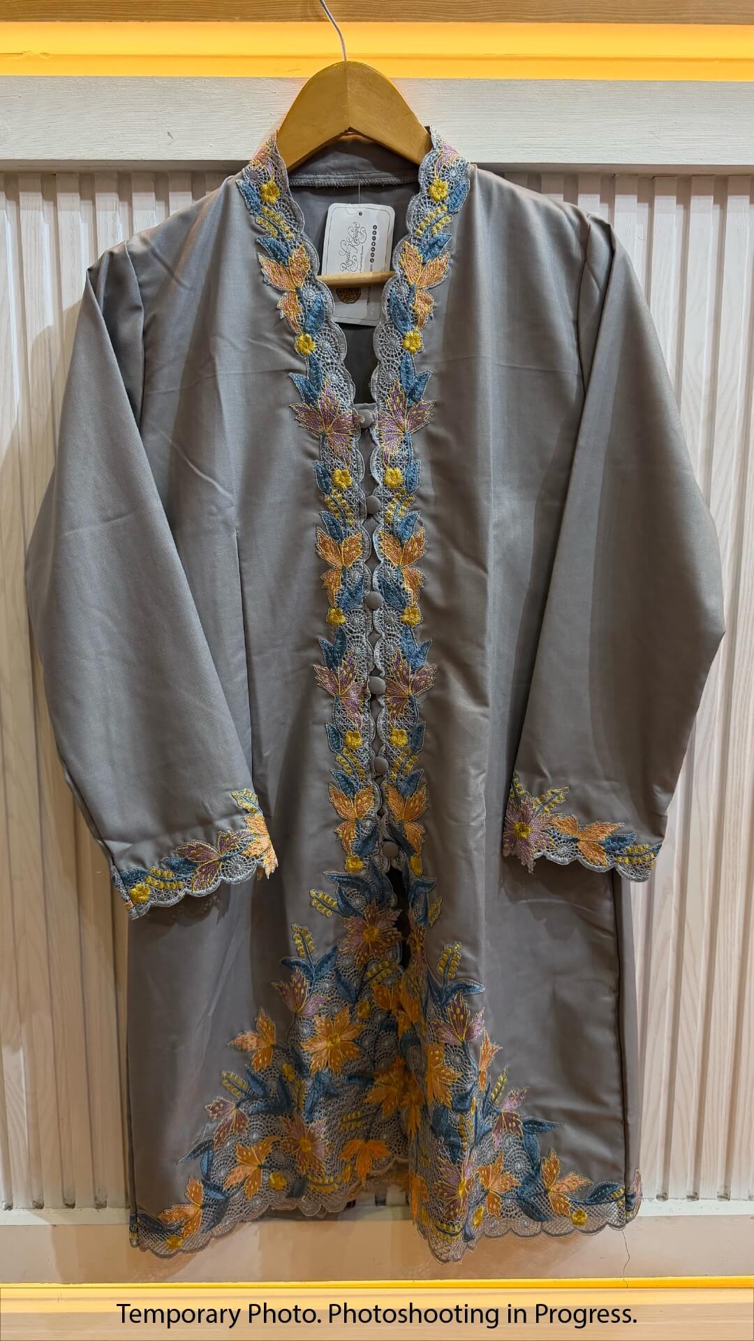 Izara Kebaya in Pale Slate