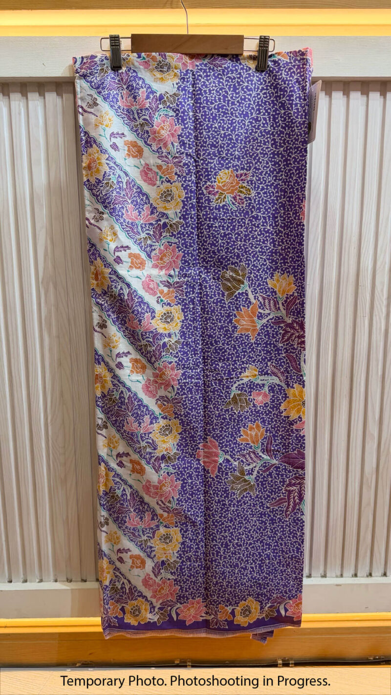 Amber Self-Tie Wrap Skirt in Deep Lilac