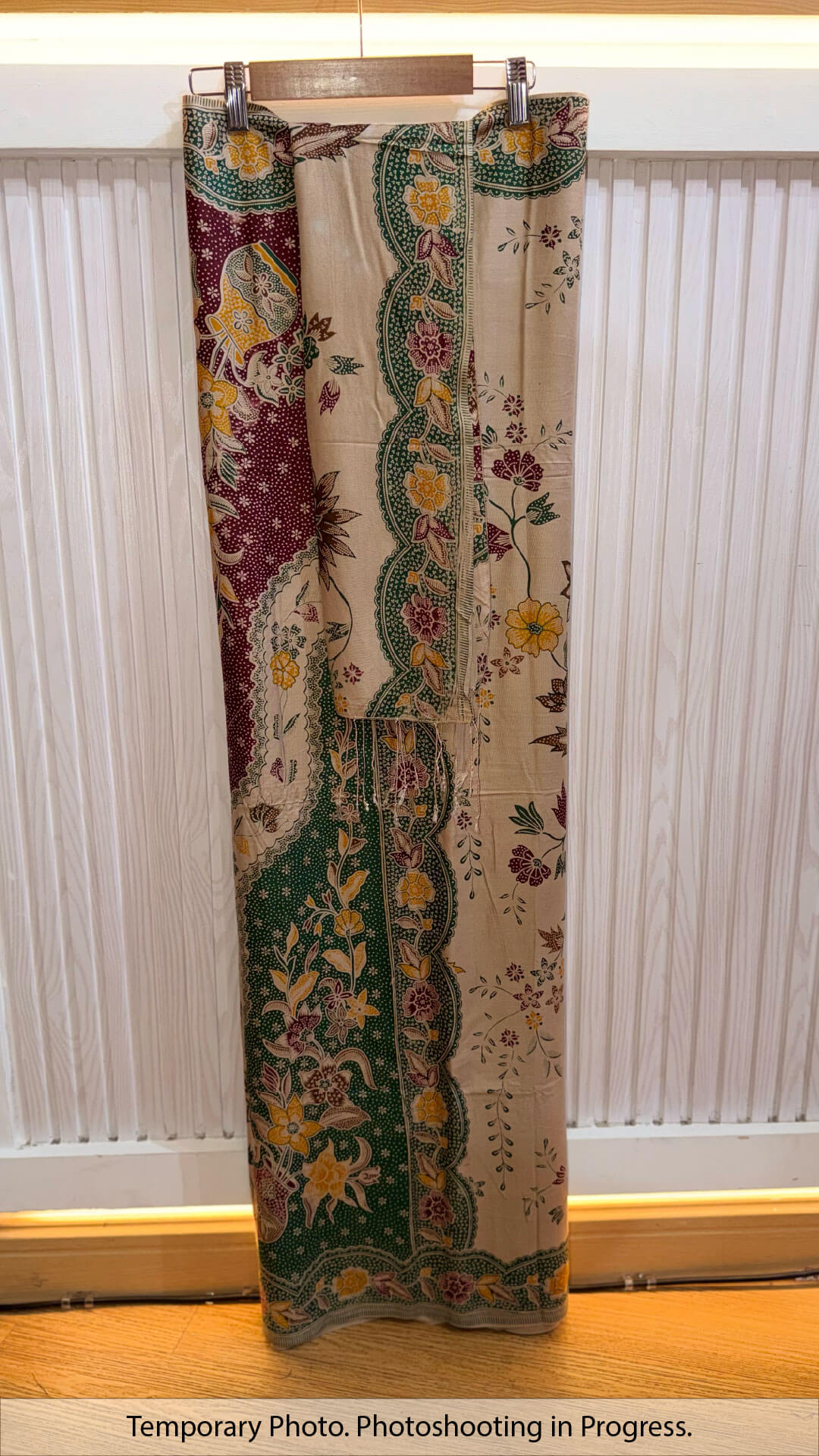 Clara Open-Panel Wrap Skirt and Shawl in Dusty Taupe and Deep Forest (Set)