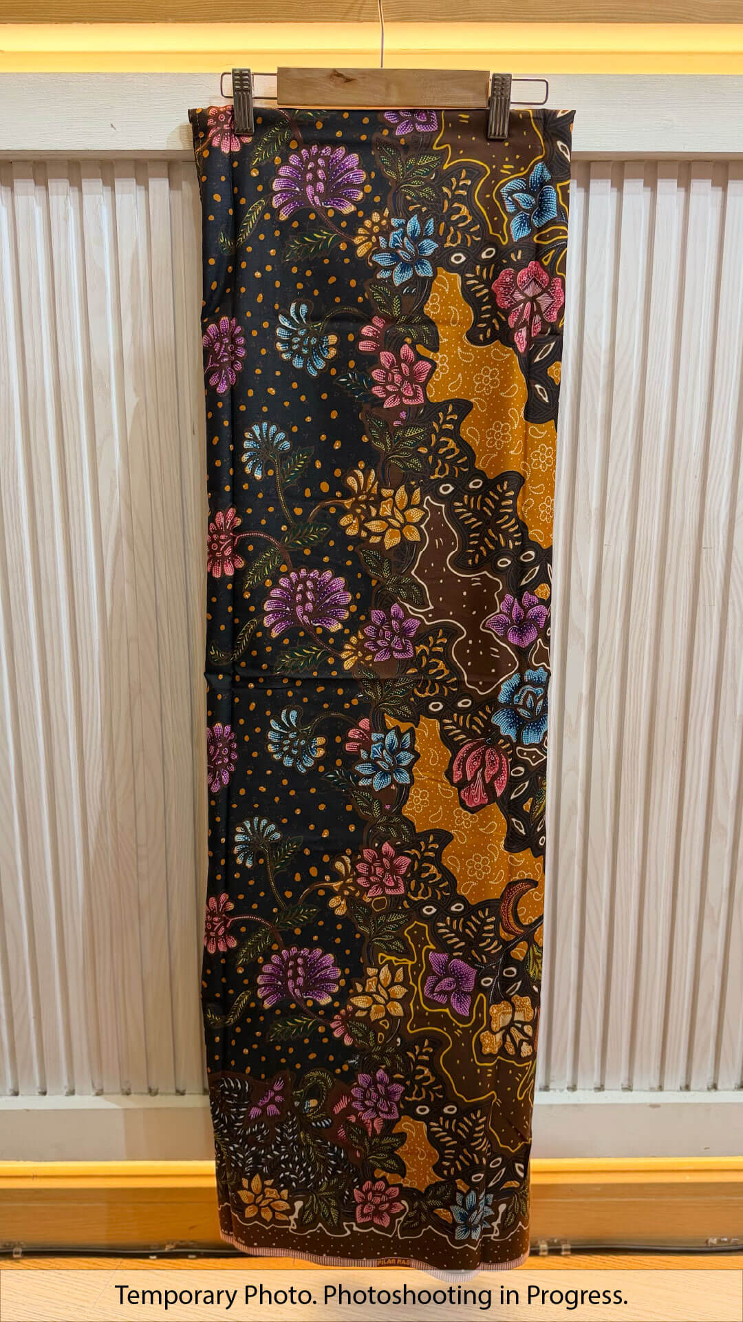 Eyra Tube-Sewn Wrap Skirt Deep Saffron and Coffee Bean