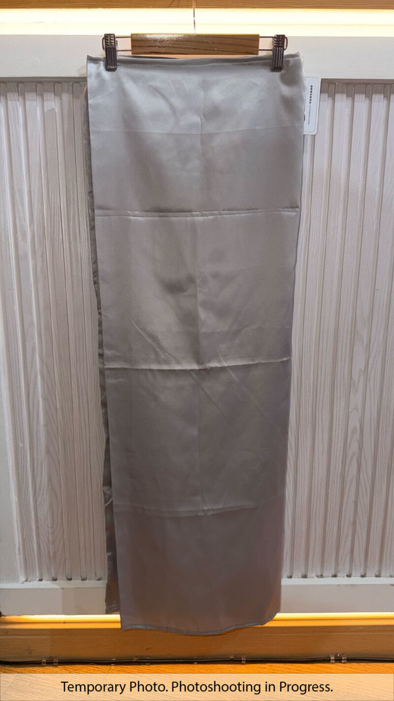 Hisana  Fixed-Base Wrap Skirt in Alabaster