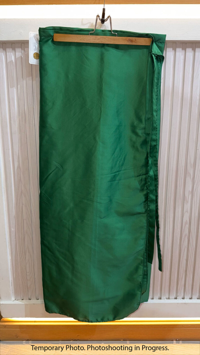 Hisana Fixed-Base Wrap Skirt in Dark Spruce
