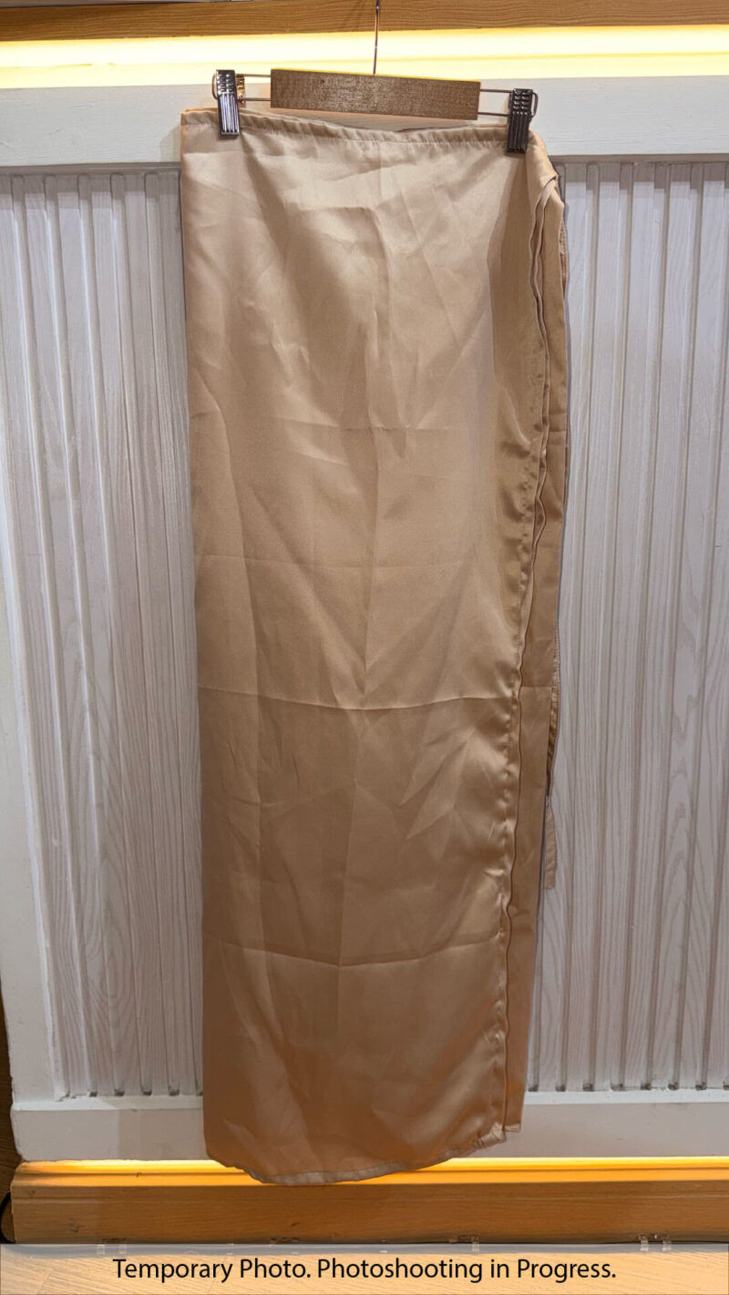 Hisana  Fixed-Base Wrap Skirt in Desert Sand