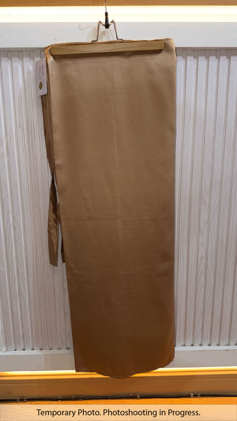 Hisana Fixed-Base Wrap Skirt in Faded Copper