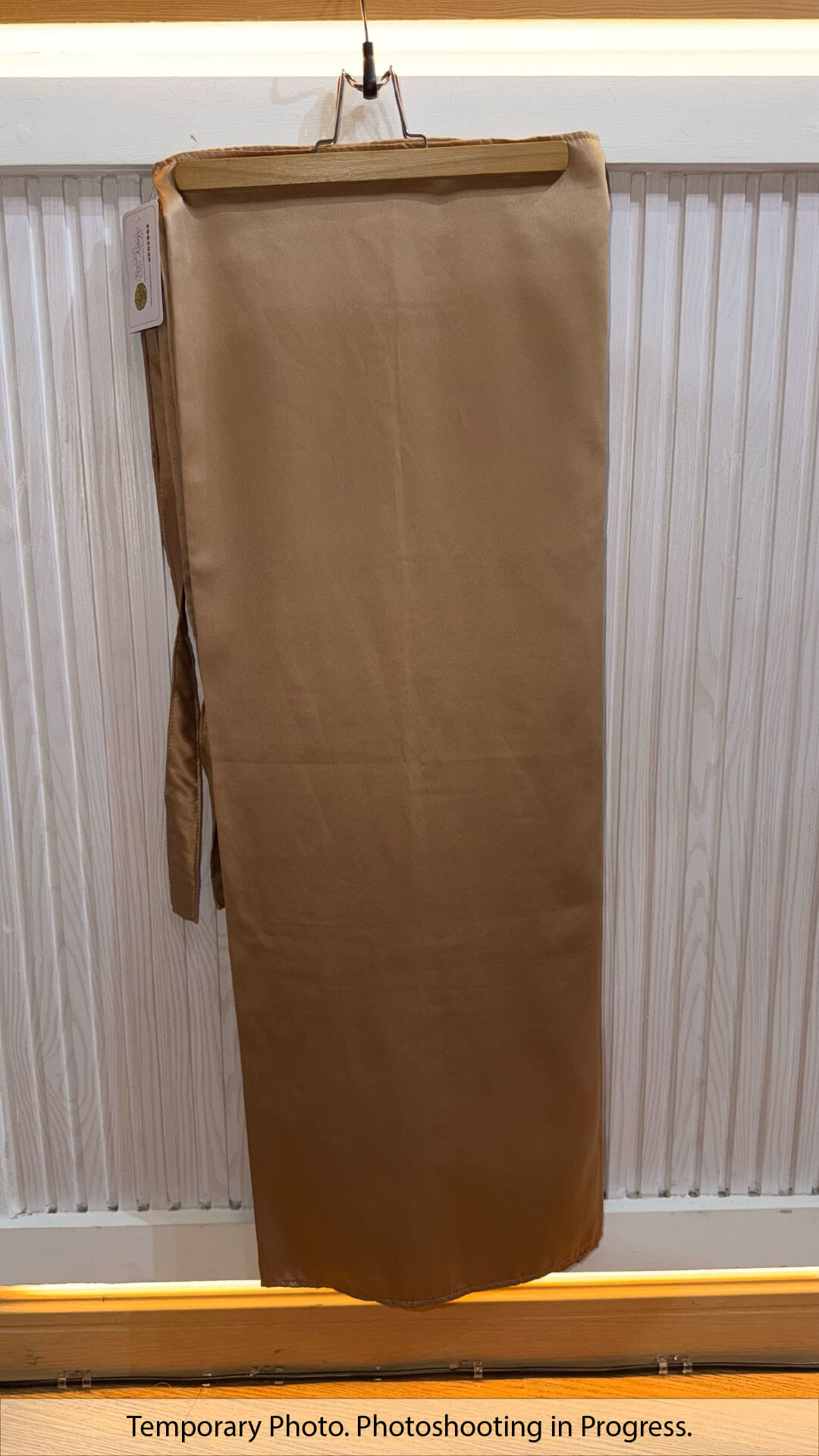 Hisana Fixed-Base Wrap Skirt in Faded Copper