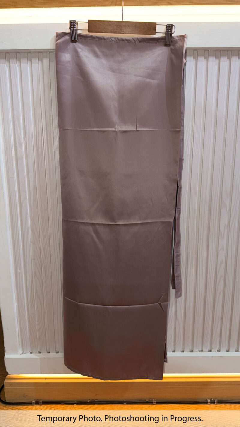 Hisana Fixed-Base Wrap Skirt in Lilac Ash
