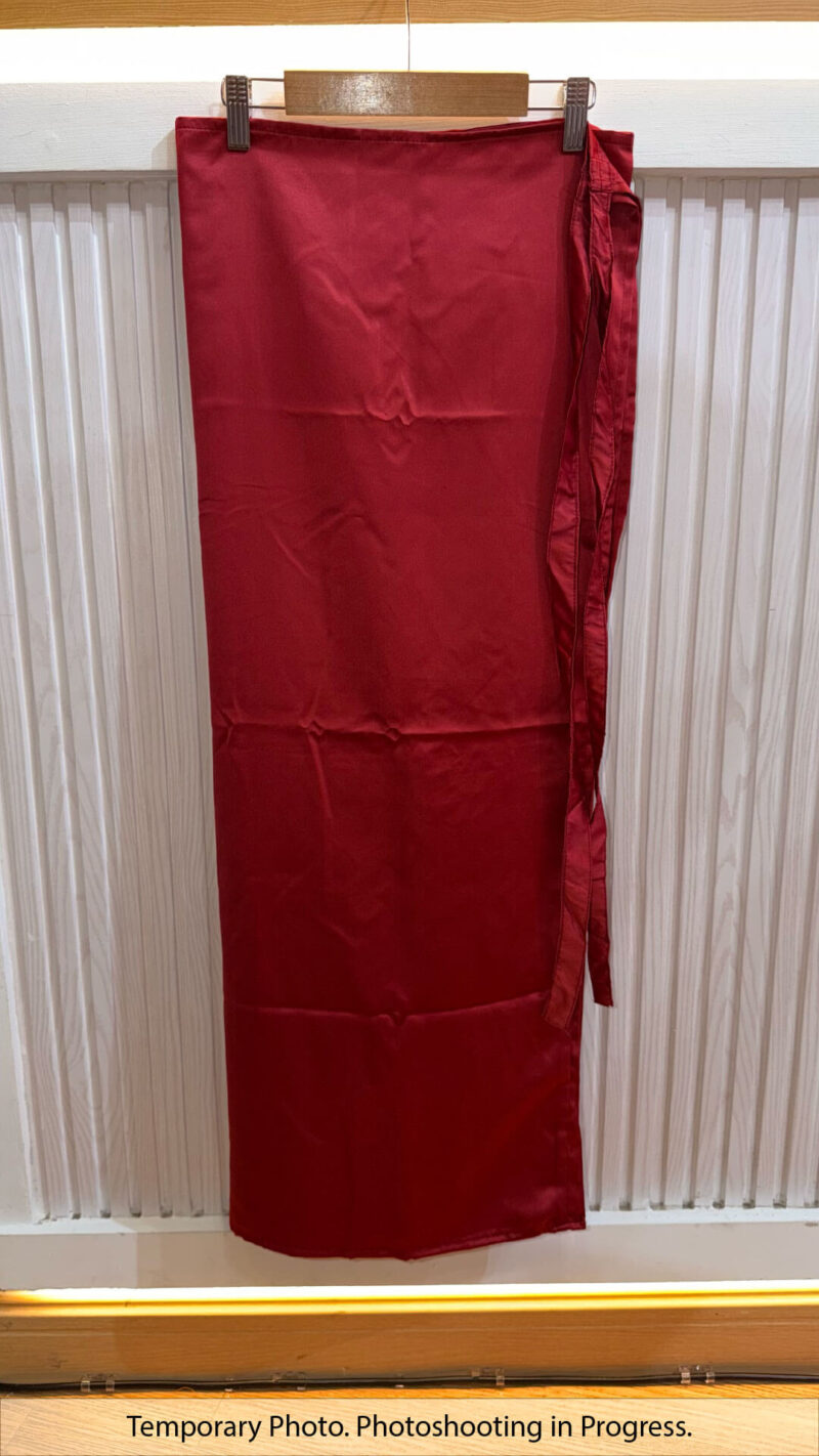Hisana Fixed-Base Wrap Skirt in Molten Lava