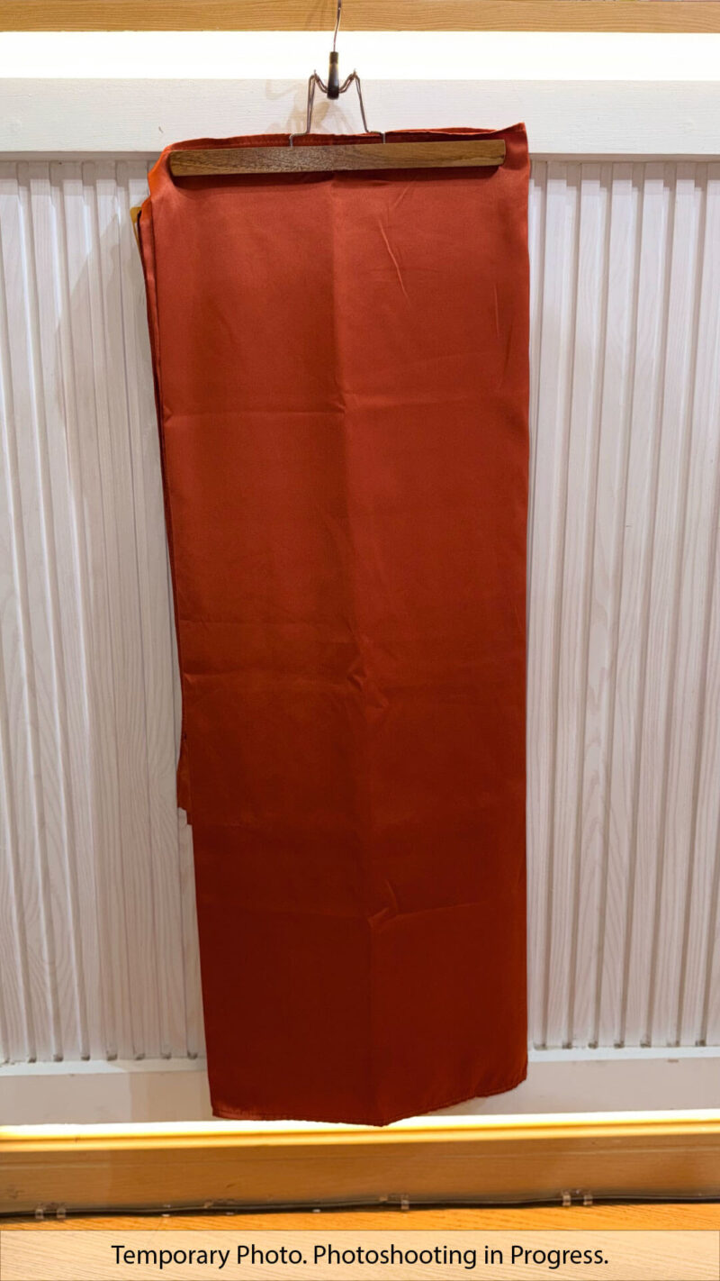Hisana Fixed-Base Wrap Skirt in Reddish Brown
