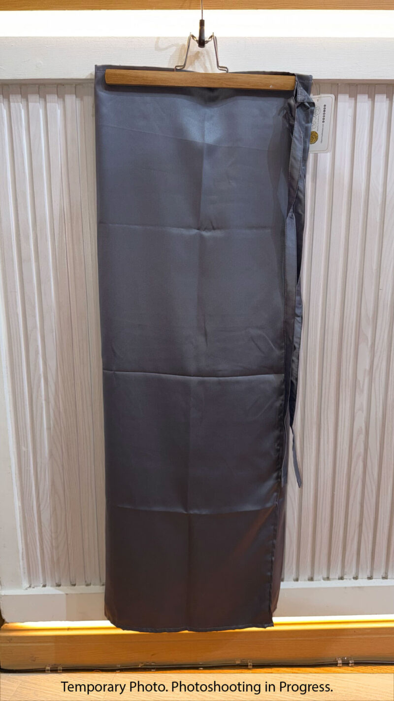 Hisana  Fixed-Base Wrap Skirt in Slate Grey