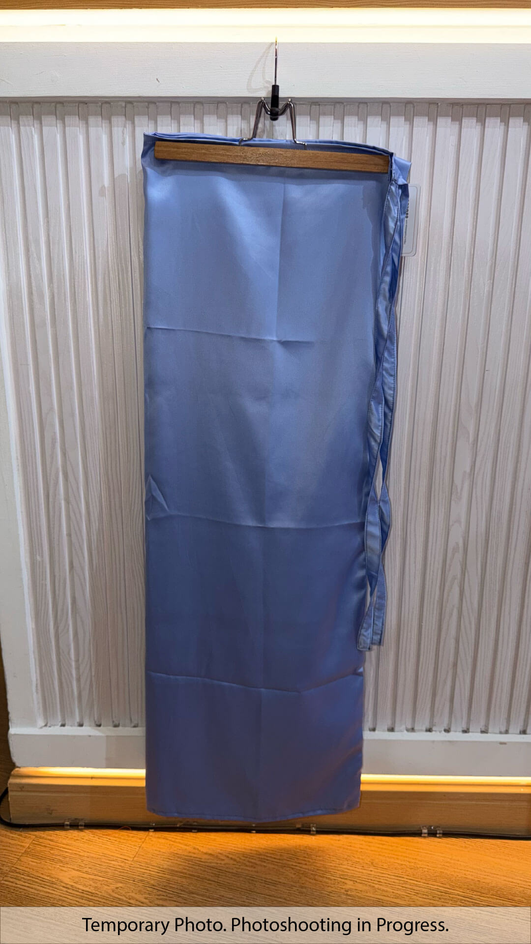 Hisana Fixed-Base Wrap Skirt in Wisteria Blue