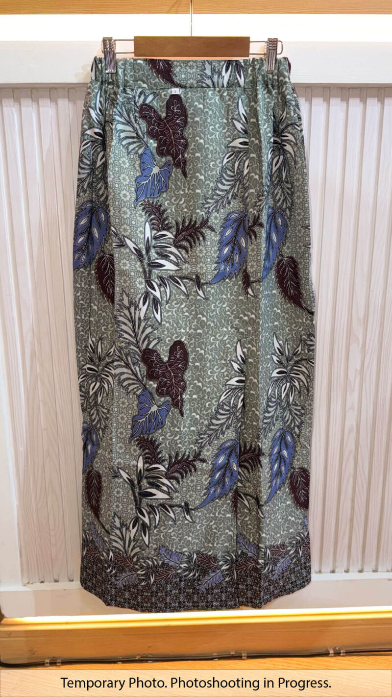 Mia Easywear Tube Skirt in Muted Teal and Platinum
