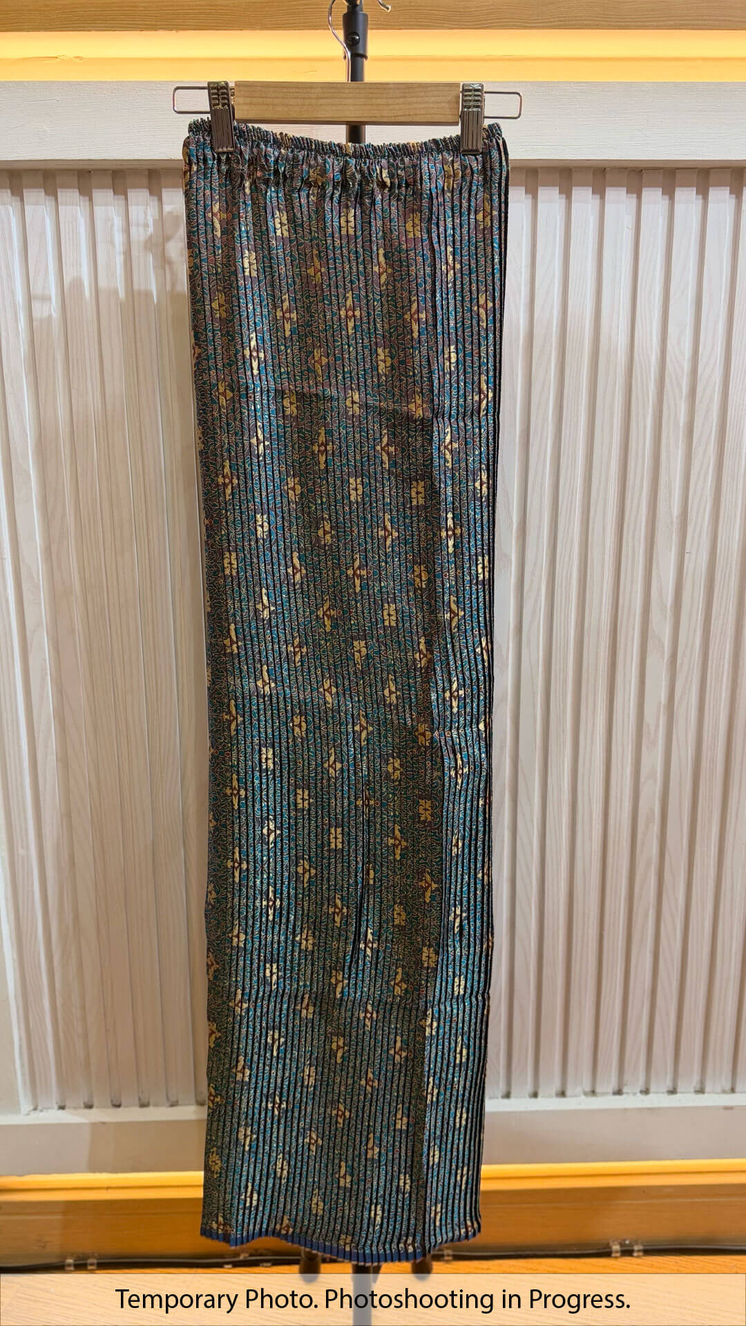 Mona Easywear Pleated Skirt in Amethyst Smoke and Cerulean