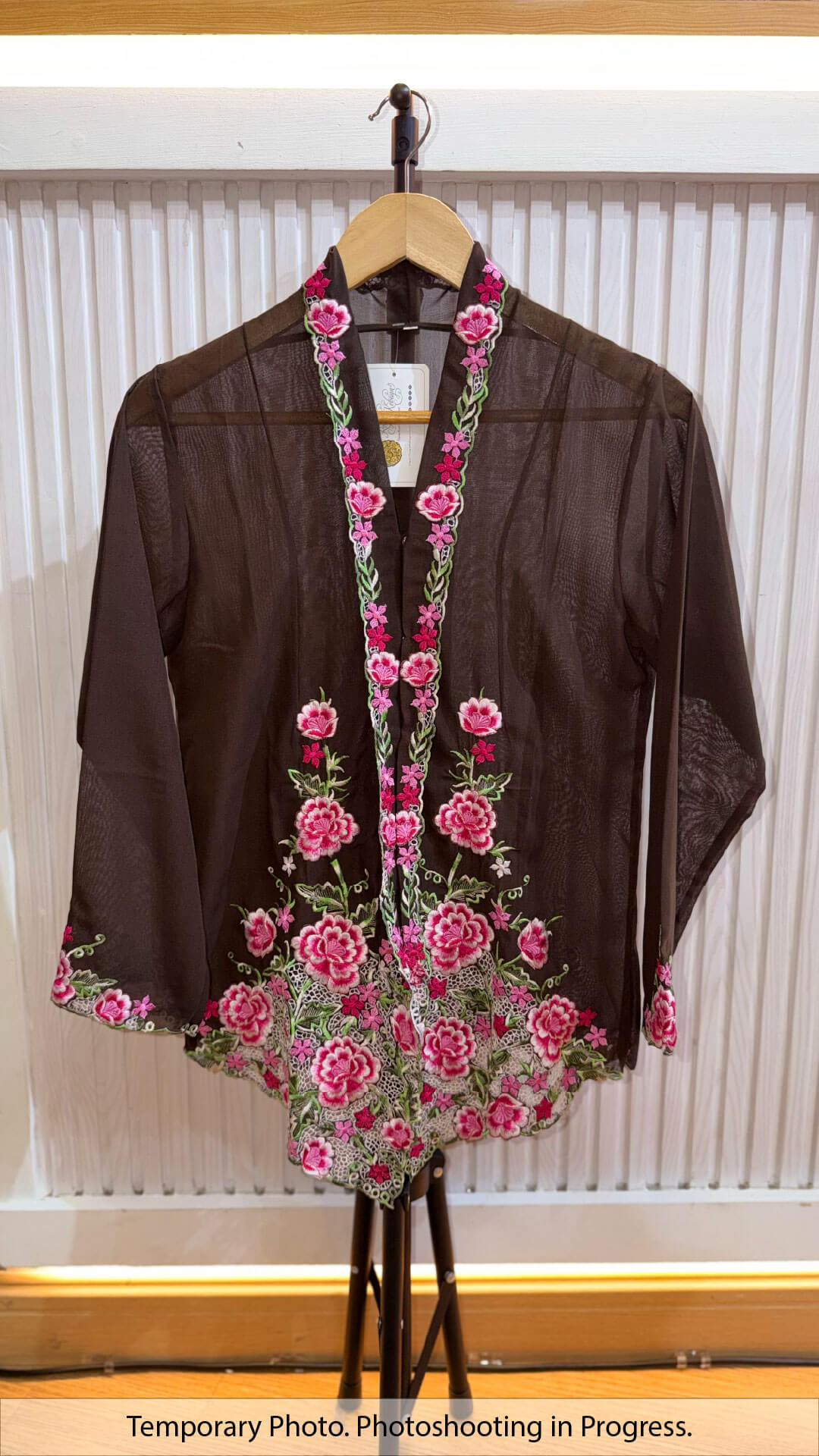 Fiza Nyonya Kebaya in Deep Mocha