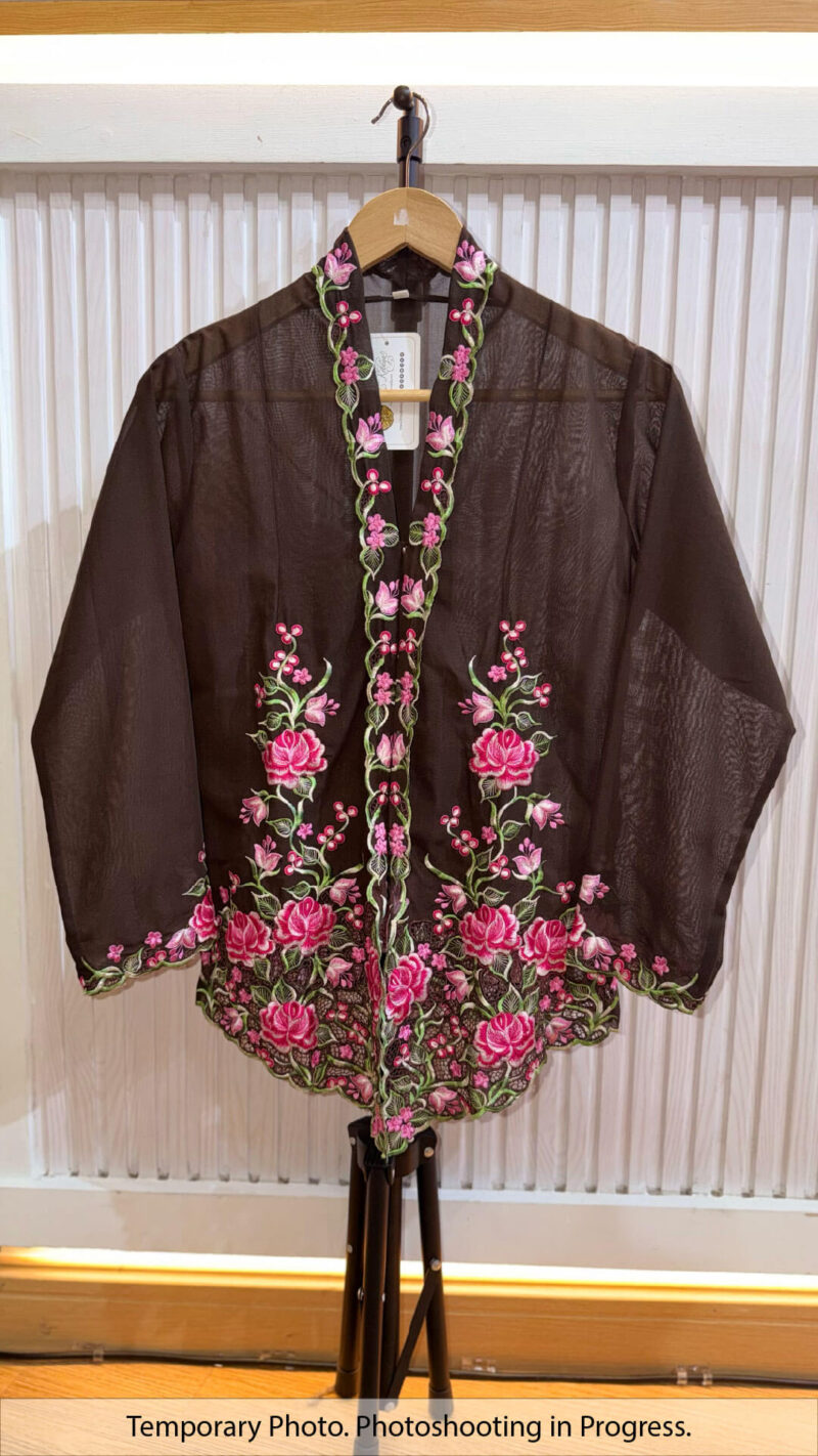 Salmah Nyonya Kebaya in Deep Mocha