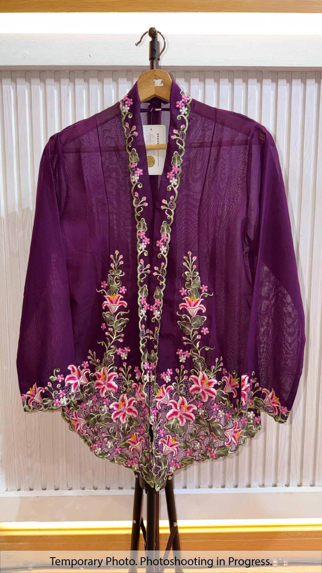 Susan Nyonya Kebaya in midnight Violet