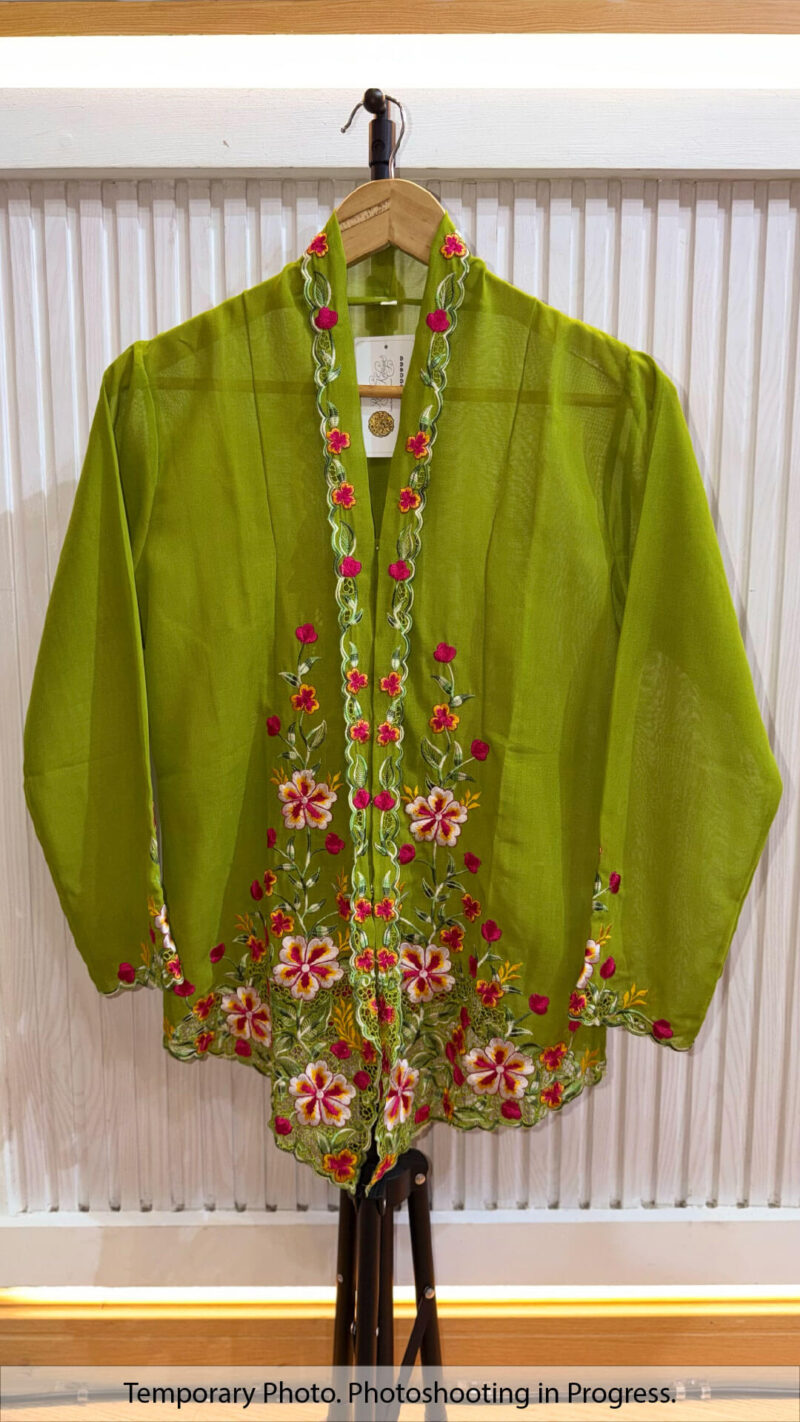Nancy Nyonya Kebaya in Moss Green