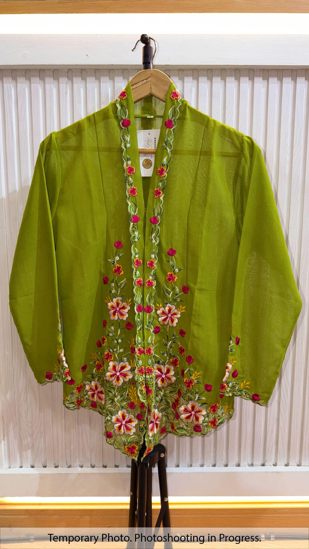 Nancy Nyonya Kebaya in Moss Green